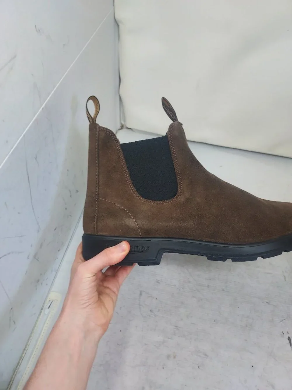 Blundstone MENS Brown Suede Chelsea Boot
